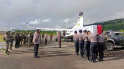 Kapolres Yalimo Pimpin Pelepasan Briptu Anu Iqbal Anwar Arif