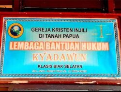 Konsisten Beri Layanan Hukum Gratis, LBH KYADAWUN Biak Raih Akreditas B Nasional