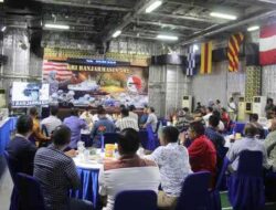 TNI AL Wilayah Biak Ngopi Malam Bersama Jajaran Forkopimda