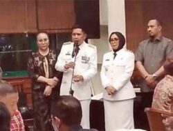 Bodewin-Elly Usai Dilantik: Terima Kasih Untuk Semuanya