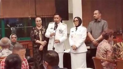 Bodewin-Elly Usai Dilantik: Terima Kasih Untuk Semuanya