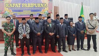 DPRK Tambrauw Paripurna Pengumuman Kada