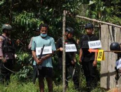 Satgas Damai Cartenz Gelar Rekonstruksi Penembakan Brigpol Iqbal, Total 19 Adegan