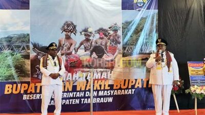 Gelar Syukuran Usai Dilantik, Bupati-Wabup Ajak Semua Pihak Bangun Tambrauw