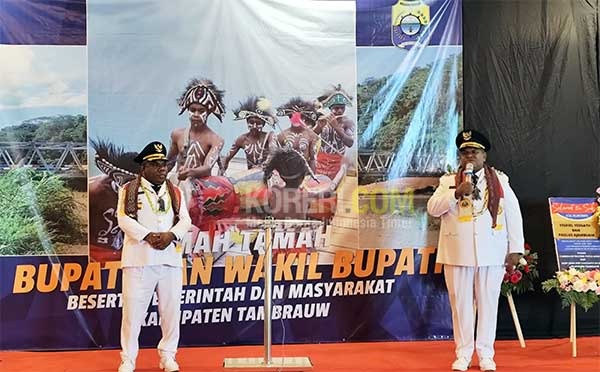 Gelar Syukuran Usai Dilantik, Bupati-Wabup Ajak Semua Pihak Bangun Tambrauw 1 IMG 20250220 WA0049