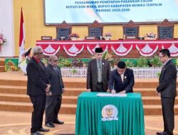 DPRK Mimika Gelar Paripurna Umumkan Rettob-Kemong Bupati dan Wabup Terpilih