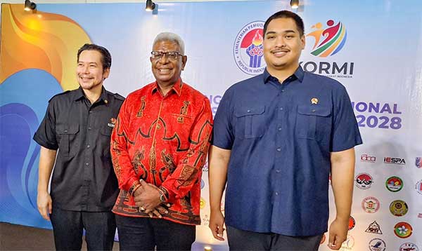 Ketua KORMI Papua Tengah Hadiri Pelantikan Pengurus Nasional 1 Johannes Rettob Ketua KORMI Papua Tengah