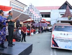 Sambut Ramadhan, Kapolda Papua Lepas Ribuan Paket Baksos Polri Presisi Bersama Mahasiswa-OKP