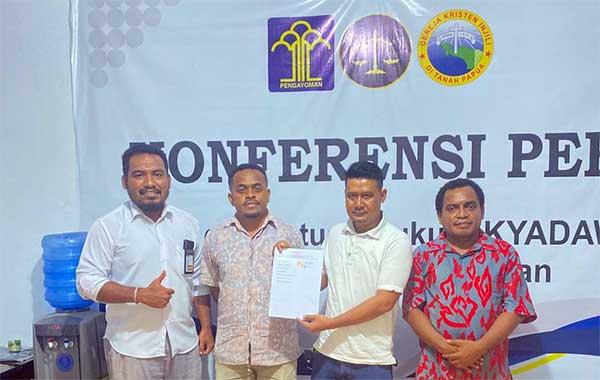 LBH KYADAWUN Biak Keluarga Korban Penganiayaan Oknum TNI AD