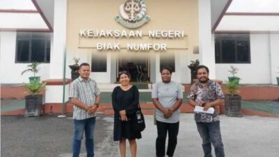 LBH KYADAWUN Lapor Kasek MR Makan Uang 31 PTPS di Kejari Biak