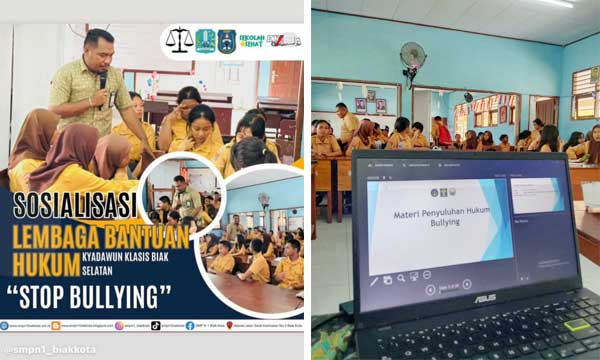 LBH KYADAWUN MASUK SKLH SMPN 1 Biak Kota