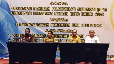 Pemkab Biak Gelar Acara Penyerahan DPA-OPD 2025, Ini Pesan Pj Bupati