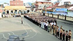 Polresta P Ambon Apel Siaga Ops Salawaku 2025