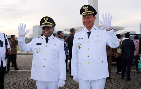 Dilantik Presiden Prabowo, Lobat-Anshar Resmi Jadi Pemimpin Baru Kota Sorong 2 Walkot Wawali Sorong Lantik