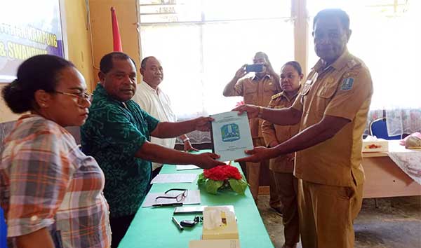 DPRK Biak Pemetaan Kampung di Sejumlah Distrik