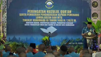 Koarmada III Peringati Nuzulul Quran: Perkuat Akidah-Iman di Bulan Suci
