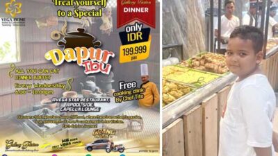 Vega Hotel Sorong Kini Sajikan “All You Can Eat” Dapur Ibu”, Simak Menu dan Jadwalnya