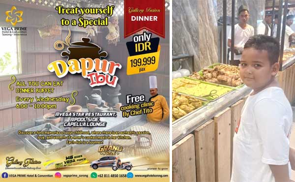Vega Hotel Sorong Dapur Ibu