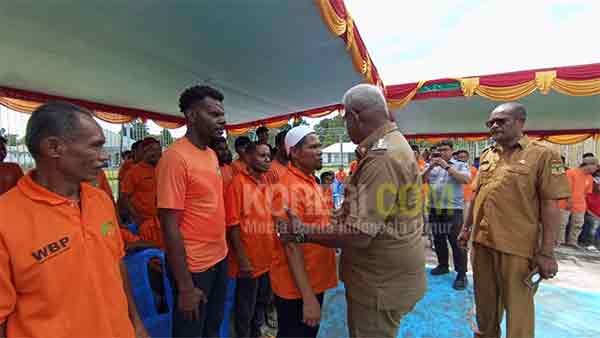 Bupati JR Lapas Timika Halal Bi Halal