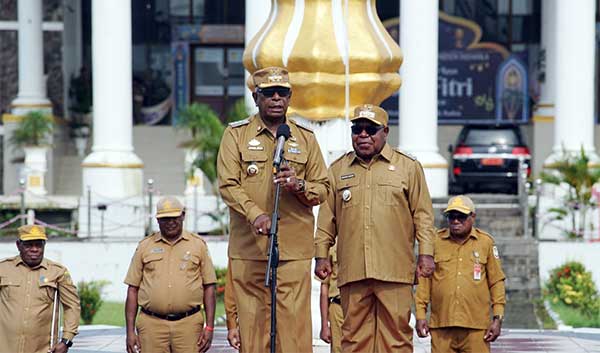 Bupati Rettob Wabu Apel Perdana