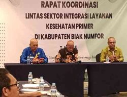 Dinkes Biak-Global Fund Koordinasikan Integrasi Pelayanan Kesehatan Primer 2025