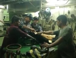 KRI Matabongsang-873 Selamatkan MV Serenity-09 yang Rusak Mesin di Samudera Pasifik