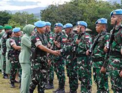 Pangdam Cenderawasih: Selamat Bertugas Satgas Kizi TNI Konga XX-V/MONUSCO Kongo