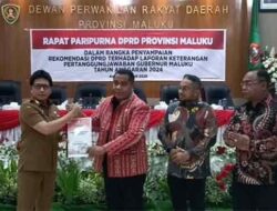 Terima Rekomendasi DPRD Maluku Terkait LKPJ 2024, Begini Respon Gubernur Hendrik