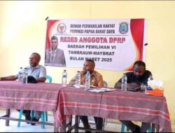 Reses I Tahun 2025 di Tambrauw dan Maybrat, Frengky Baru Belanja Sejumlah Masalah