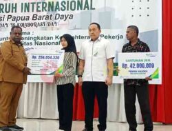 Momen Hari Buruh 2025, BPJS Ketenagakerjaan Sorong Santuni 2 Ahli Waris Pekerja