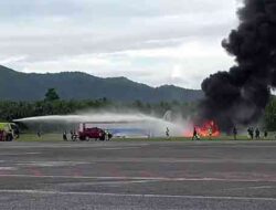 Uji Kesigapan Personel, Bandara Pattimura Ambon Gelar Latihan PKD Skala Penuh