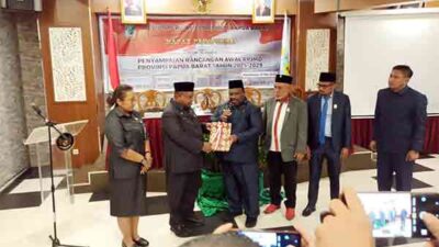 DPRP PB Terima Penyerahan Draft Ranwal RPJMD 25 29
