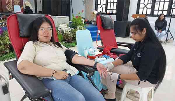 HUT ke 75 PGI Baksos Donor Darah