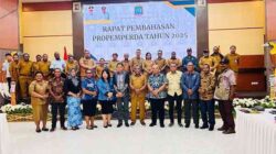 Legislatif dan Eksekutif PBD Tetapkan 60 Raperda Usul Propemperda 2025
