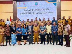 Legislatif dan Eksekutif PBD Tetapkan 60 Raperda Usul Propemperda 2025