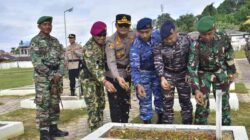Ziarah Rombongan Peringati HUT ke 7 Koarmada III-Pasmar 3 di TMP Tri Jaya Sakti Sorong