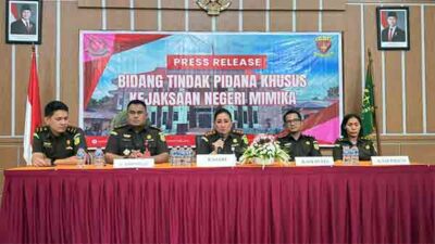 Dana Proyek Jembatan Agimuga Ditilep: Kejari Mimika Tetapkan MP Tersangka