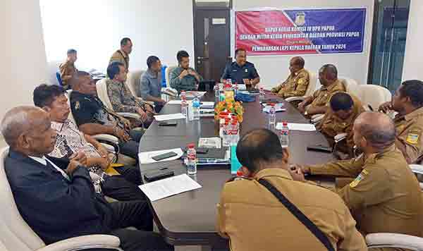Komisi IIV DPR Papua Raker 2 OPD TA 2024