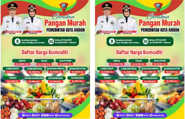 Pemkot Ambon Jadwal GPM Mei 2025