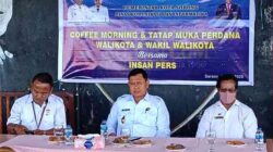 Gelar Coffee Morning Bersama Insan Pers, Wawali Sorong Beberkan Progres Kerja