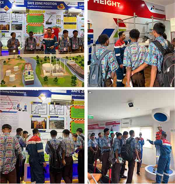 SMK Papua Bangkit Kunjungi PEP Papua Field 2