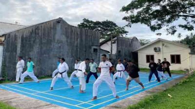 Avsec Bandara Pattimura Ambon Latih Bela Diri