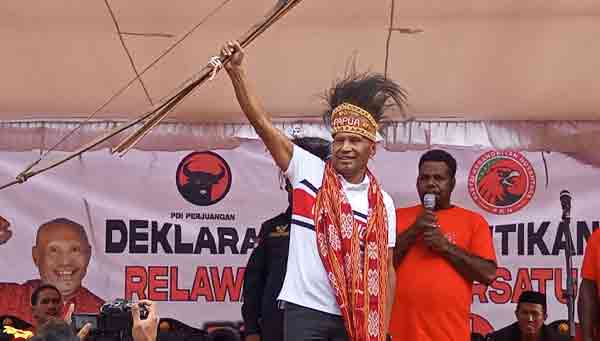Ribuan Orang Deklarasi “Relawan Papua Bersatu", Mantapkan Kemenangan BTM-CK 2 BTM Relawan Papua Bersatu2