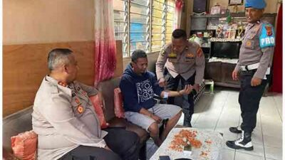 Peduli, Pimpinan-PJU Beri Perhatian ke Anggota Polresta Ambon Terdampak Bentrok