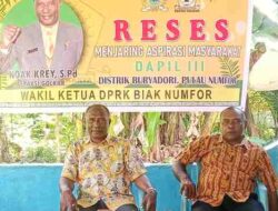 Reses Dapil III,  Wakil Ketua DPRK Biak Noak Krey Serap Aspirasi Warga Numfor