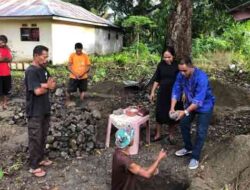Desa Waesamu Mulai Bangun Bak Penampung Air Bersih, Ini Harapan Riripoy