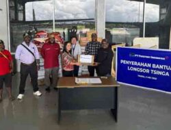 PTFI-YPMAK Bantu Warga Tsinga Terdampak Longsor, Ini Respon Kadistrik Tembagapura
