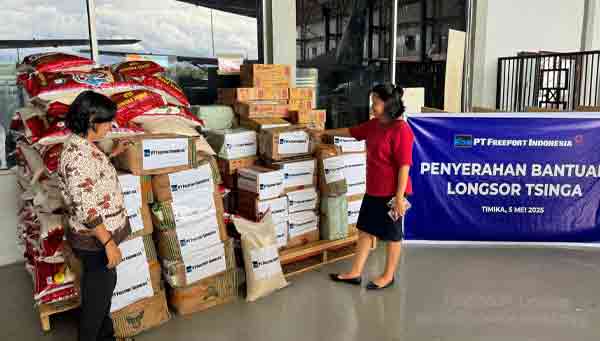 PTFI YPMK Bantu War Tsinga Terdampak Longsor2
