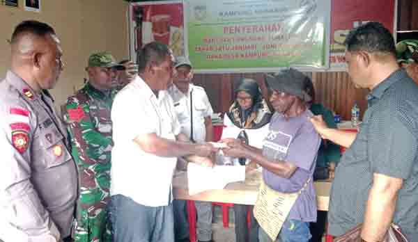 Pemerintah Kp Nawarii BLT Dana Desa
