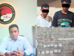 Polisi Kembali Cegah Peredaran Narkotika : 2 Pelaku-3,5 Gram Sabu Diamankan